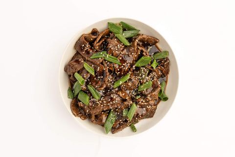 Carne salteada al estilo asiatico