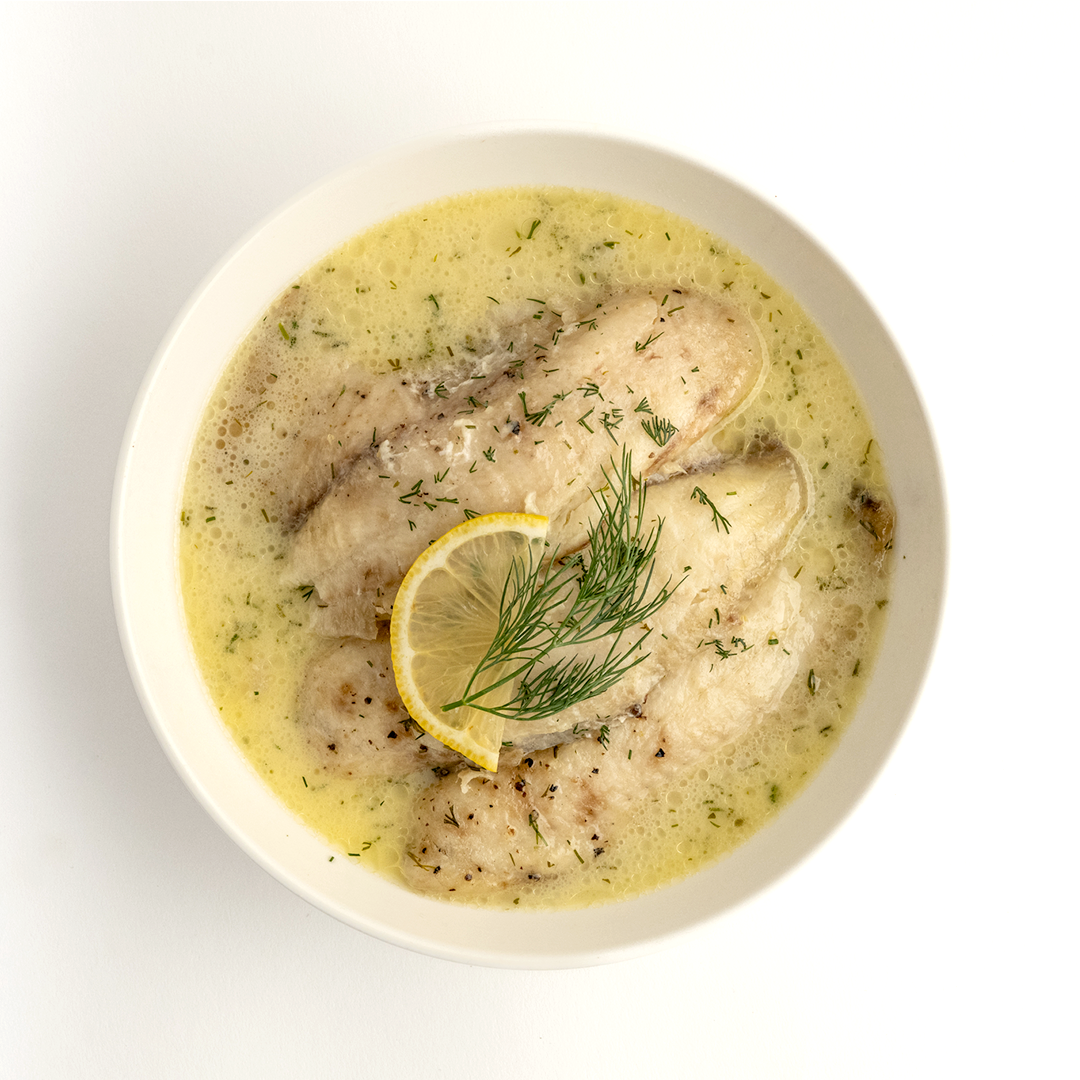 Filetito de pescado en crema de Eneldo / Fish Fillet in Dill Cream