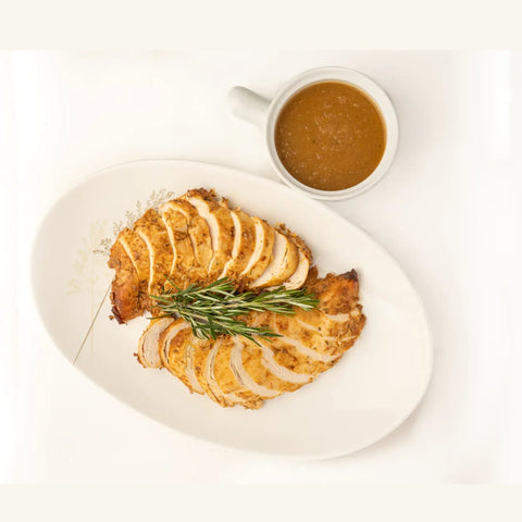 Pechugas de pollo con gravy