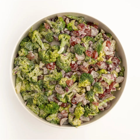 Ensalada de Brócoli con uvas