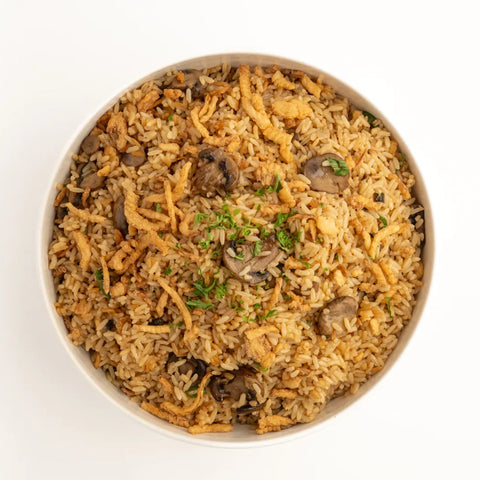 Arroz con champiñones