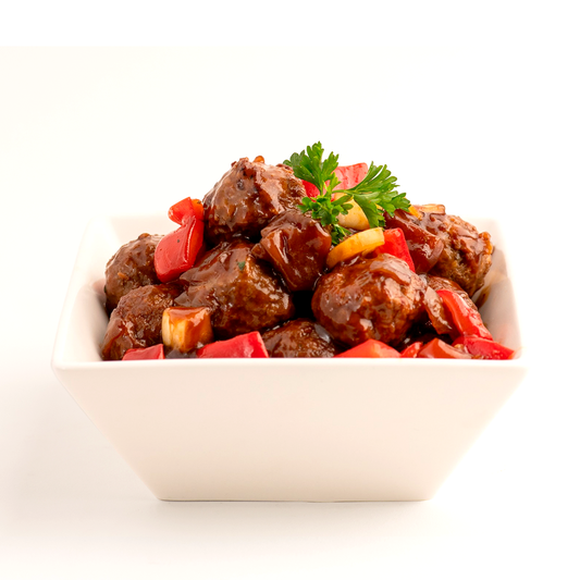 Sweet and Sour Beef Meatballs