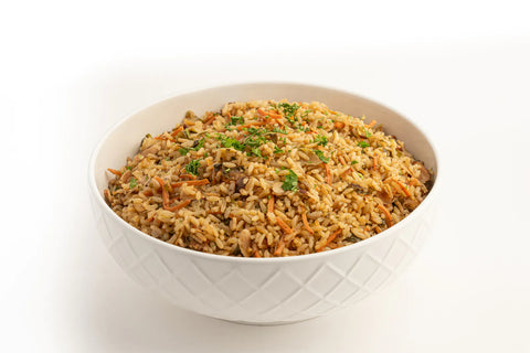 Arroz pilaf con veg y almendras