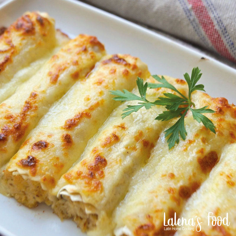 Canelones de Pollo / Chicken cannelloni