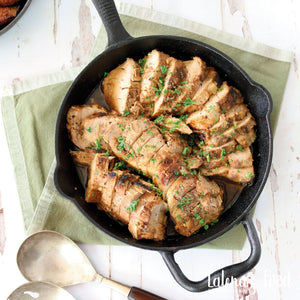 Pork tenderloins with herbs