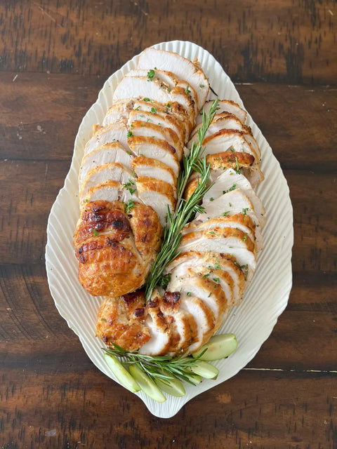 Pechugas de pavo con gravy