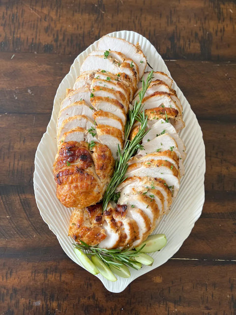 Pechugas de pavo con gravy