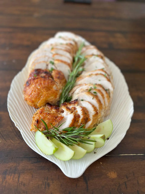 Pechugas de pavo con gravy