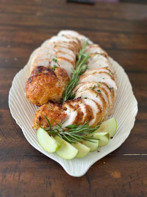 Pechugas de pavo con gravy