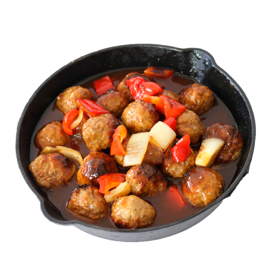 Albondigas de carne agridulce / Sweet and Sour Meatball